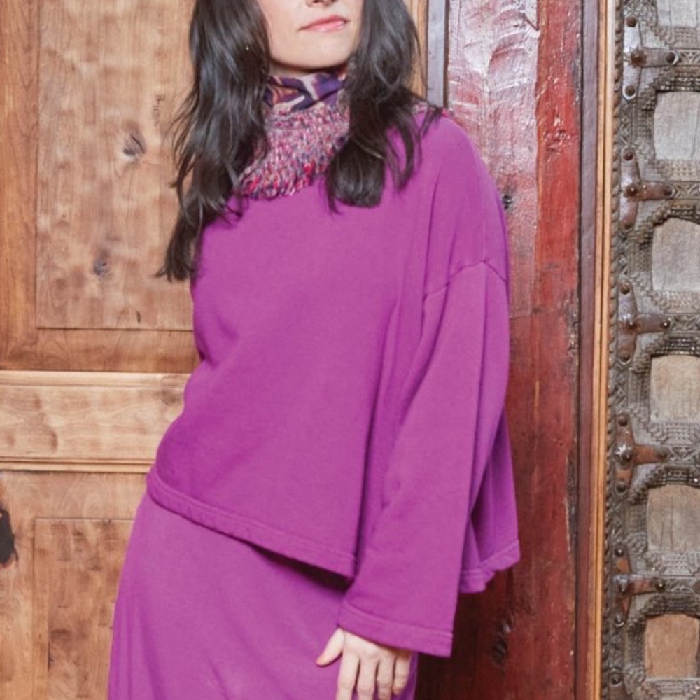 Bryn Walker Astrid Taos Bamboo Terry Cowl Neck